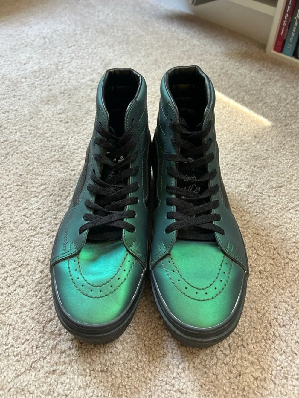 Harry Potter Death Eater Platform Old Skool Vans size 8 men's/9.5 women's